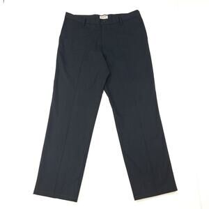 Dockers Gray Plaid Straight Fit Dress Pants Size 38 x 32 Career Work Wear